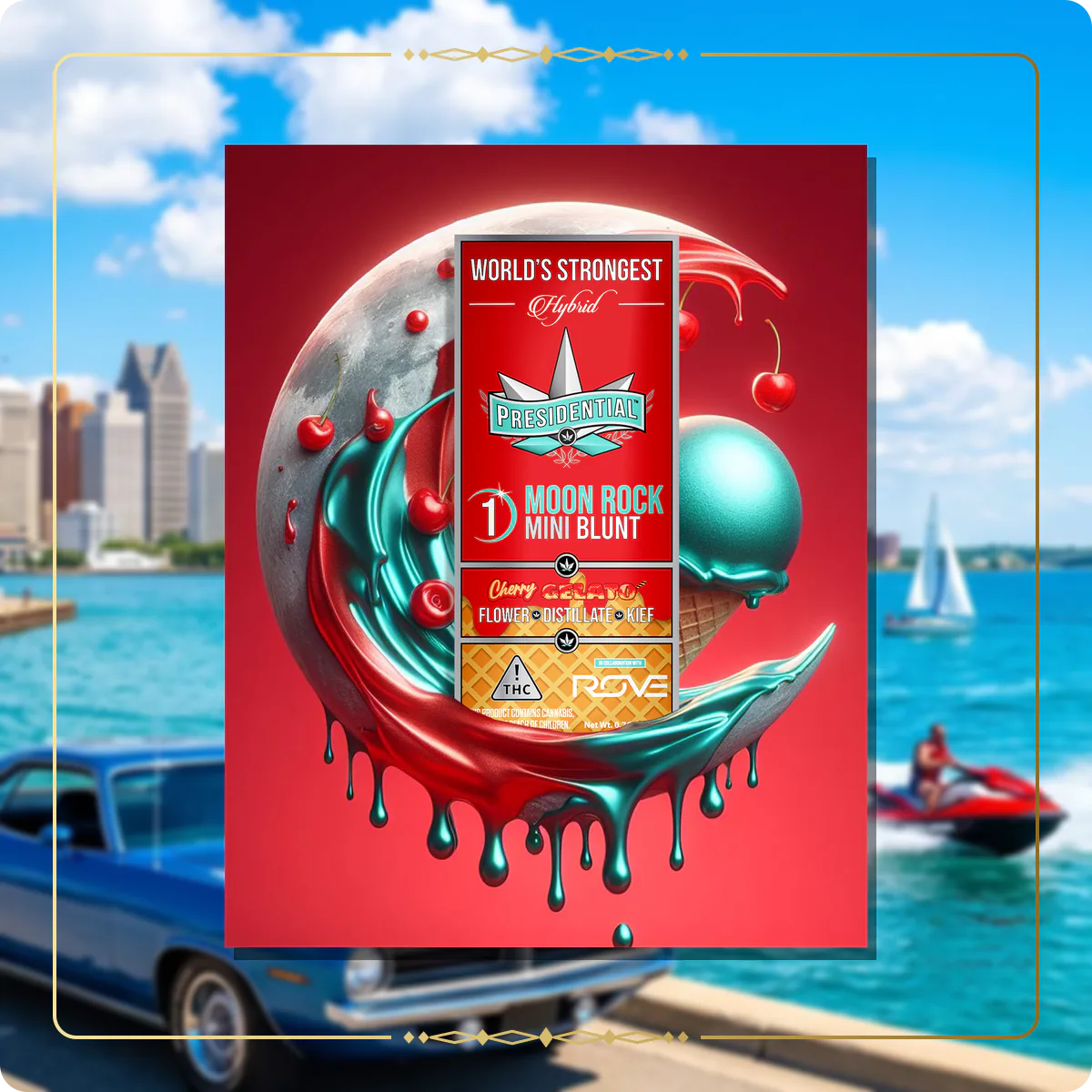 Cherry Gelato Presidential Moon Rock variant 2 for the Michigan Gold page