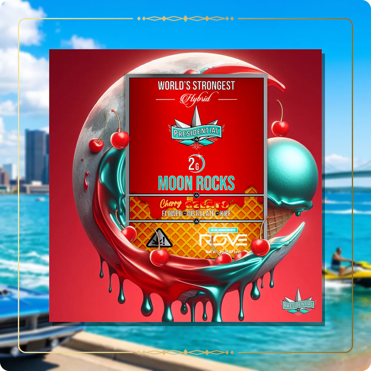 Cherry Gelato Presidential Moon Rock variant 3 for the Michigan Gold page