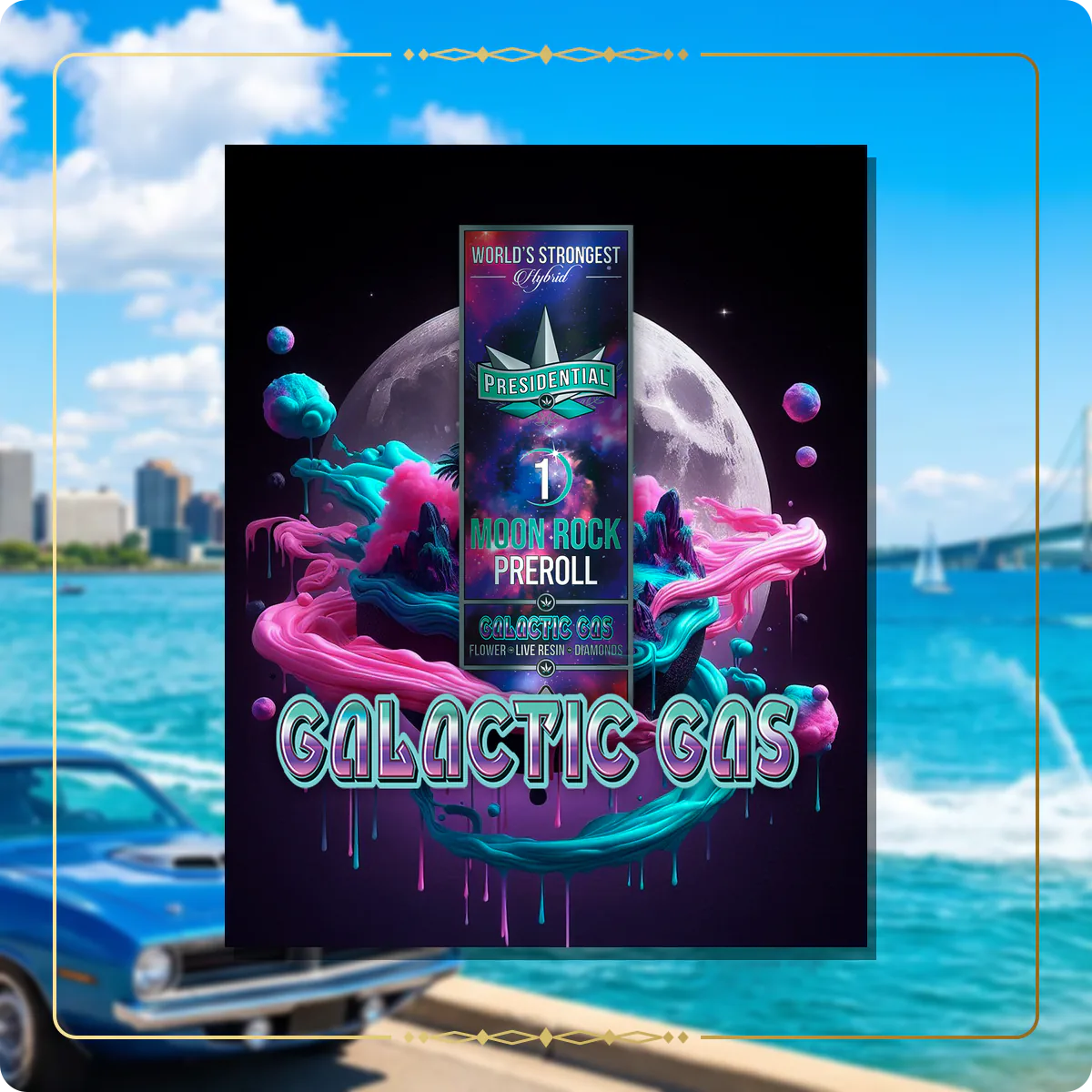 Galactic Gas Presidential pre-roll for the Michigan Gold page