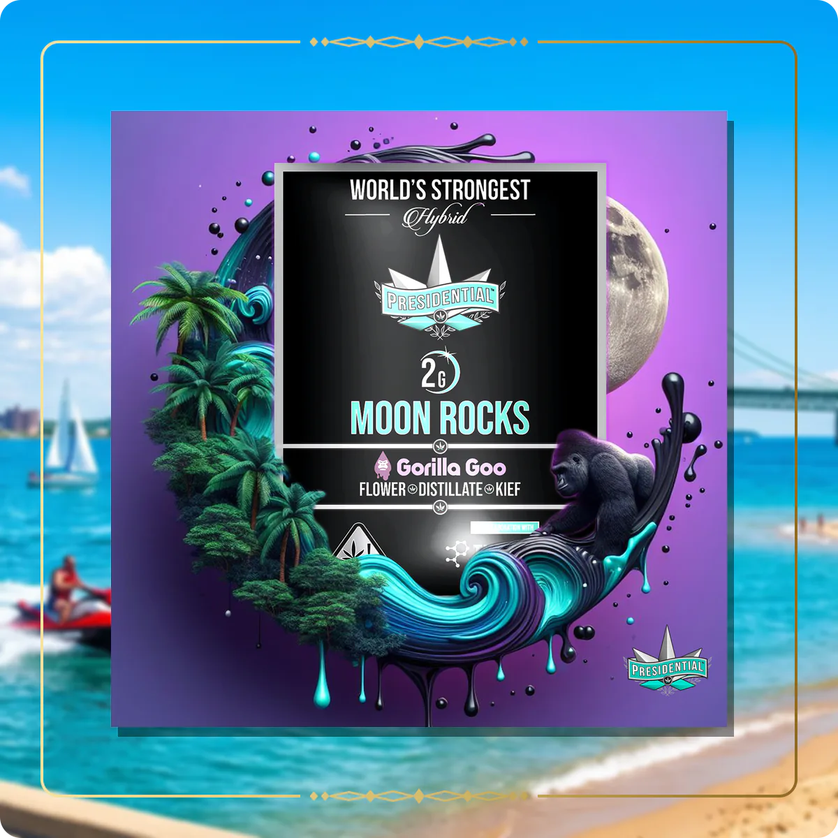 Gorilla Goo Presidential Moon Rock variant 3 for the Michigan Gold page