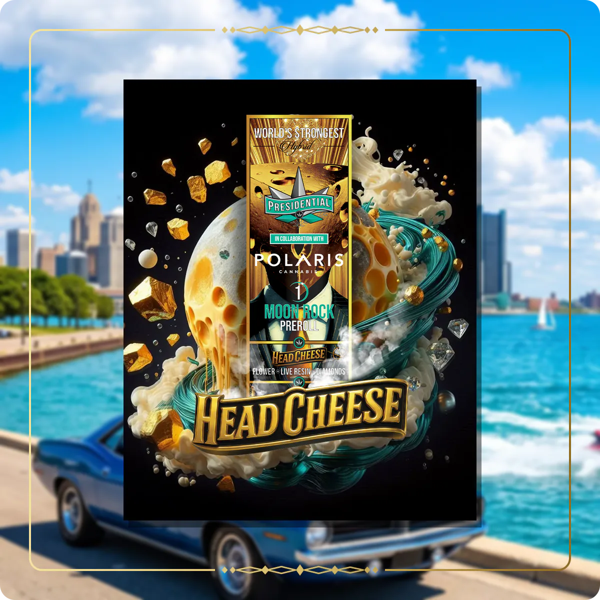 Head Cheese Presidential pre-roll variant 2 for the Michigan pre-rolls page