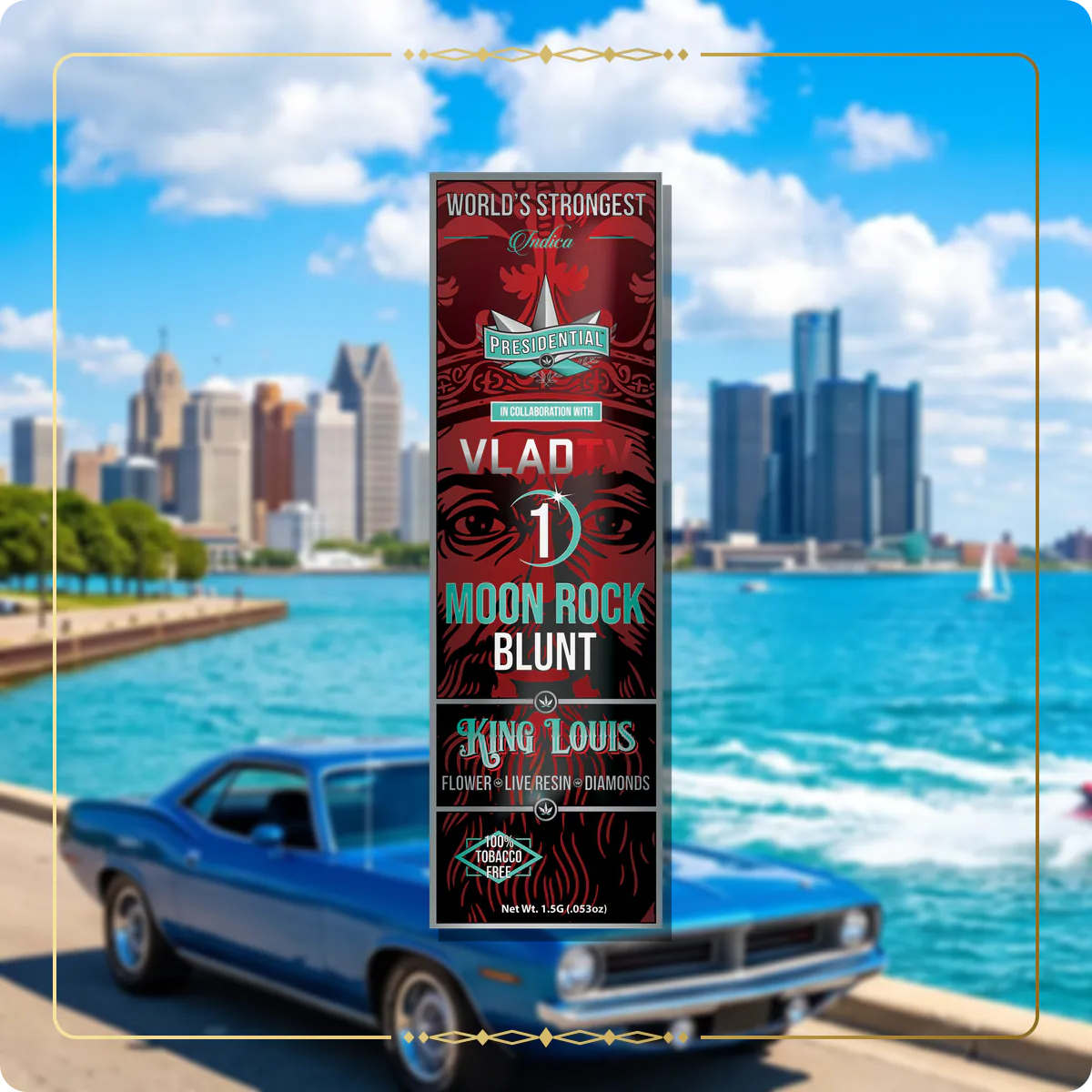 King Louis Presidential blunt variant 2 for the Michigan Gold page