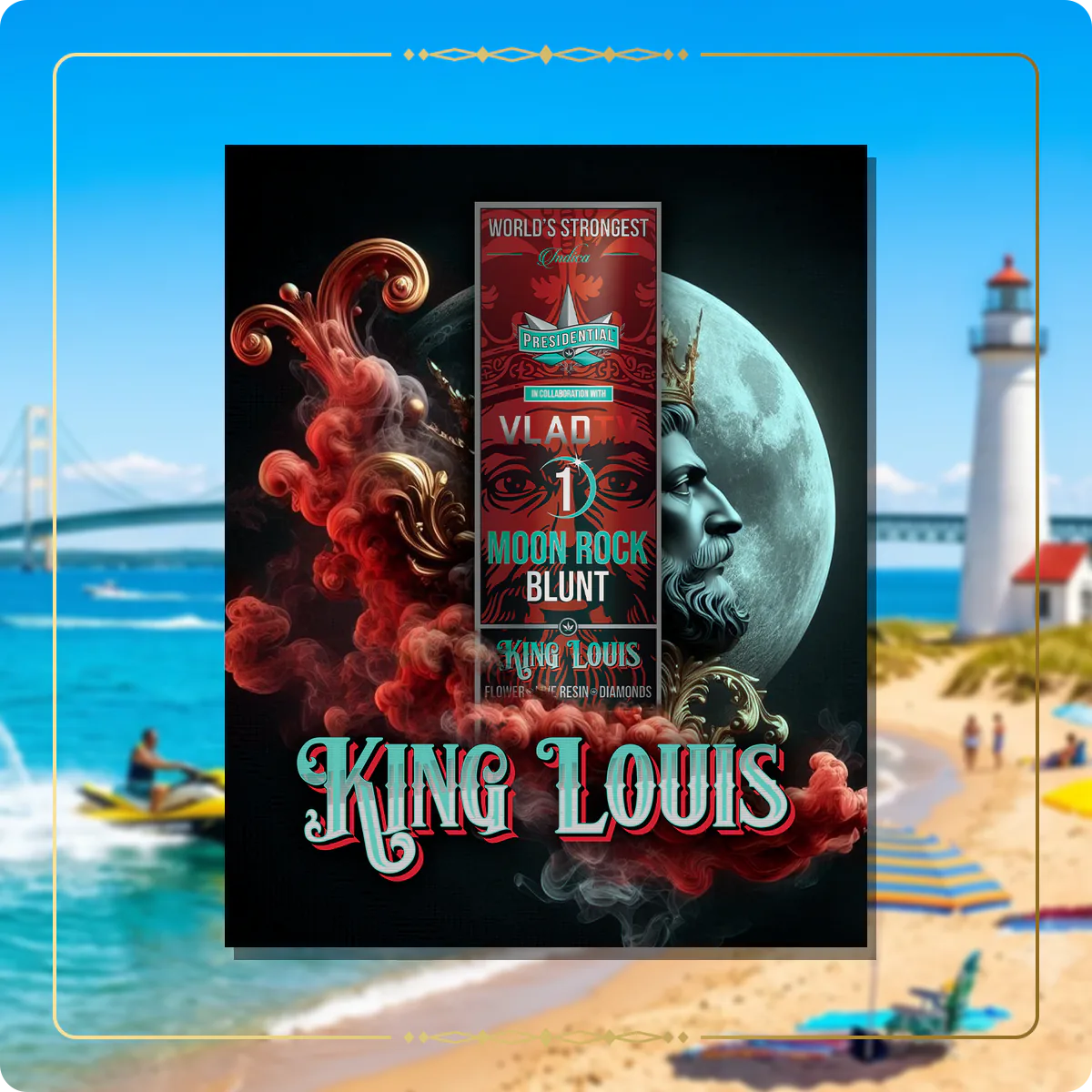 King Louis Presidential blunt for the Michigan Gold page