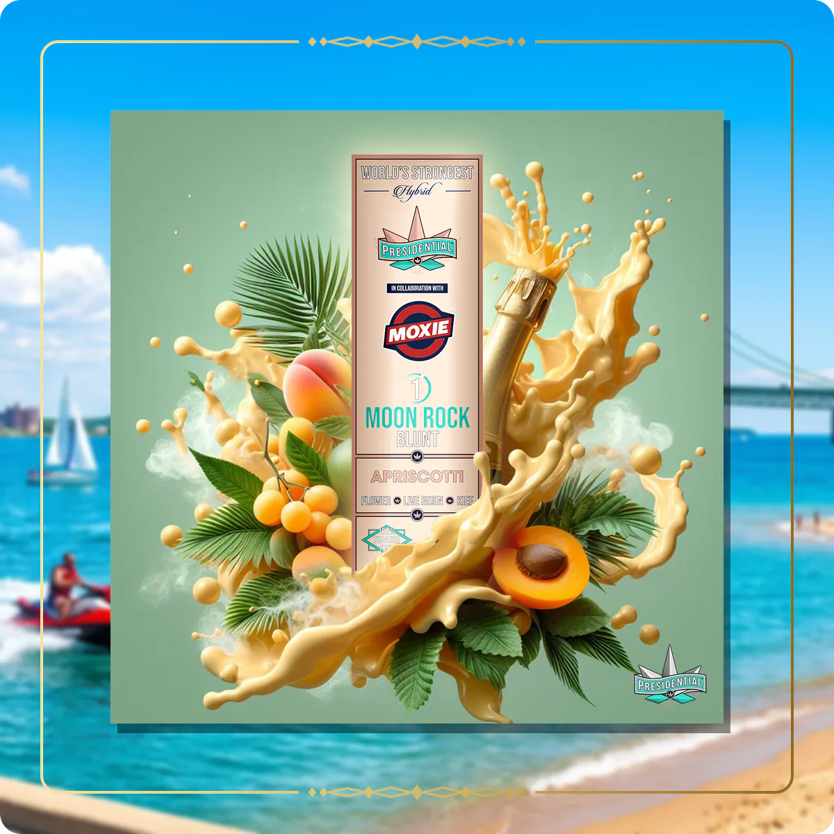 Apricotti Presidential blunt for the Michigan Find Us page