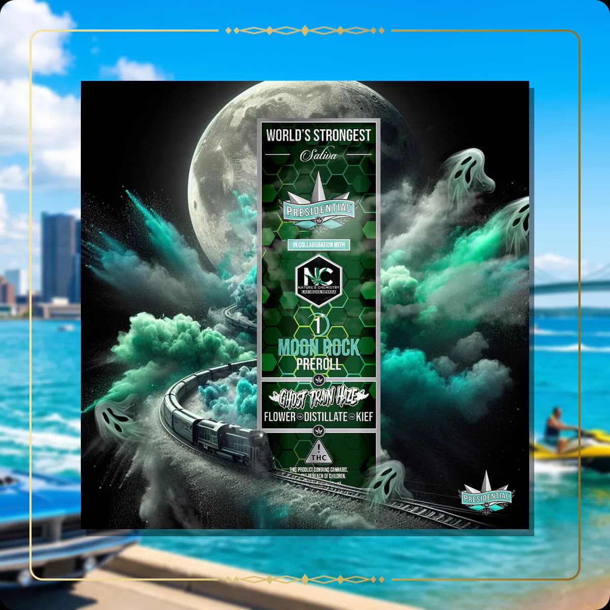 Ghost Haze Train Presidential pre-roll variant 2 for the Michigan pre-rolls page
