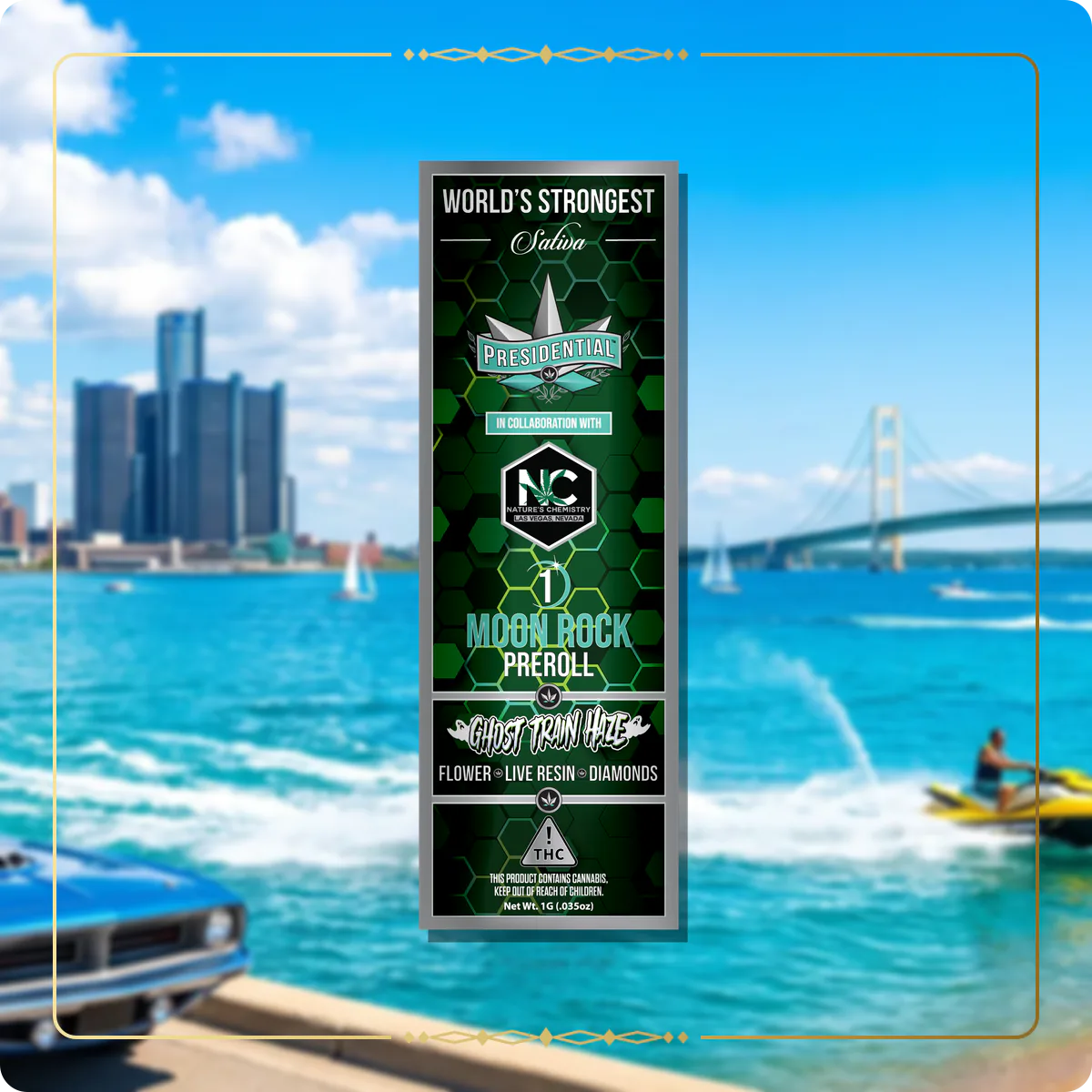 Ghost Haze Train Presidential pre-roll for the Michigan Find Us page