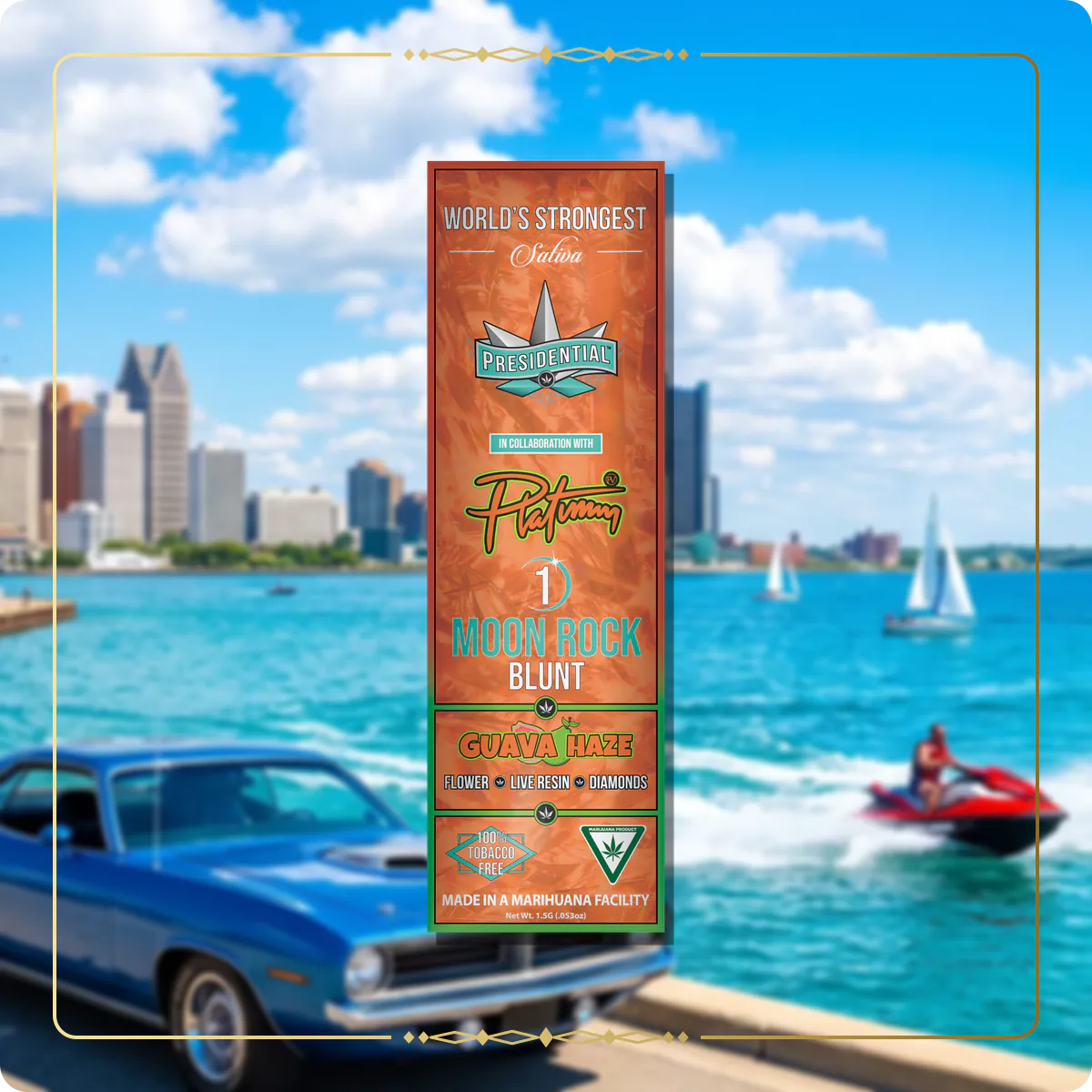 Guava Haze Presidential blunt for the Michigan blunts page