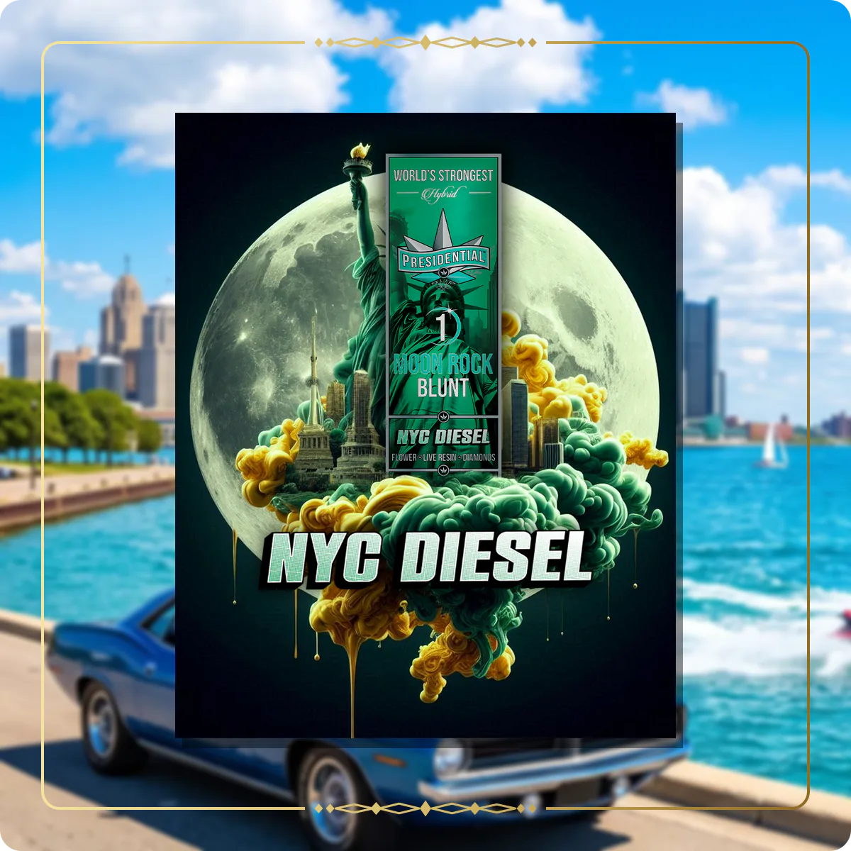 NYC Diesel Presidential blunt for the Michigan Gold page