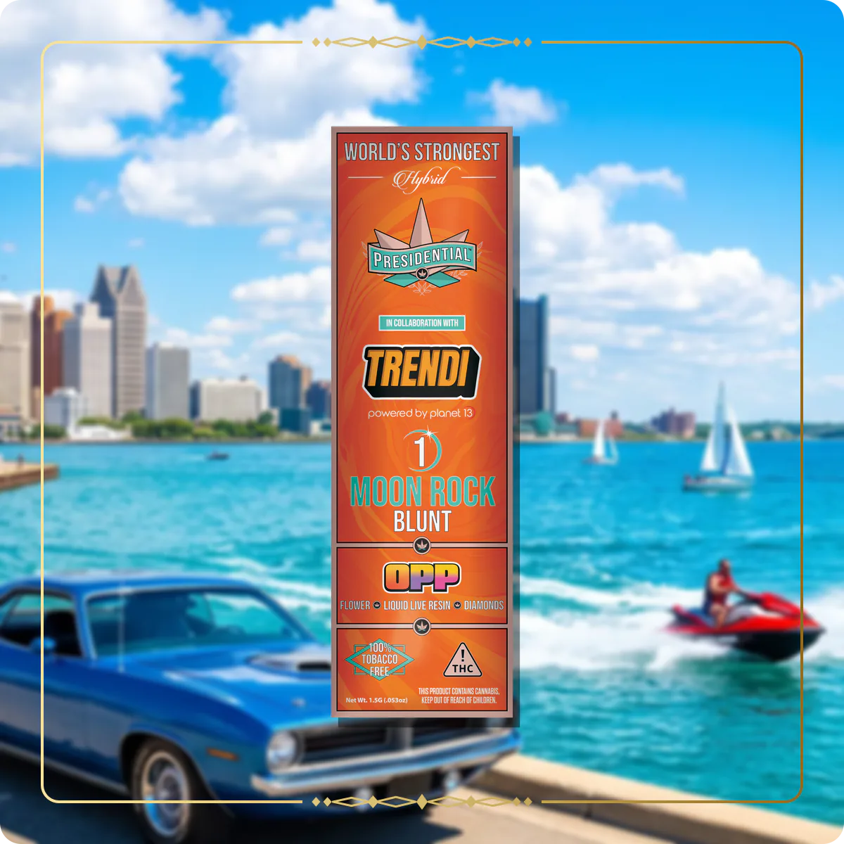 Orange Push Pop Presidential blunt variant 2 for the Michigan Gold page