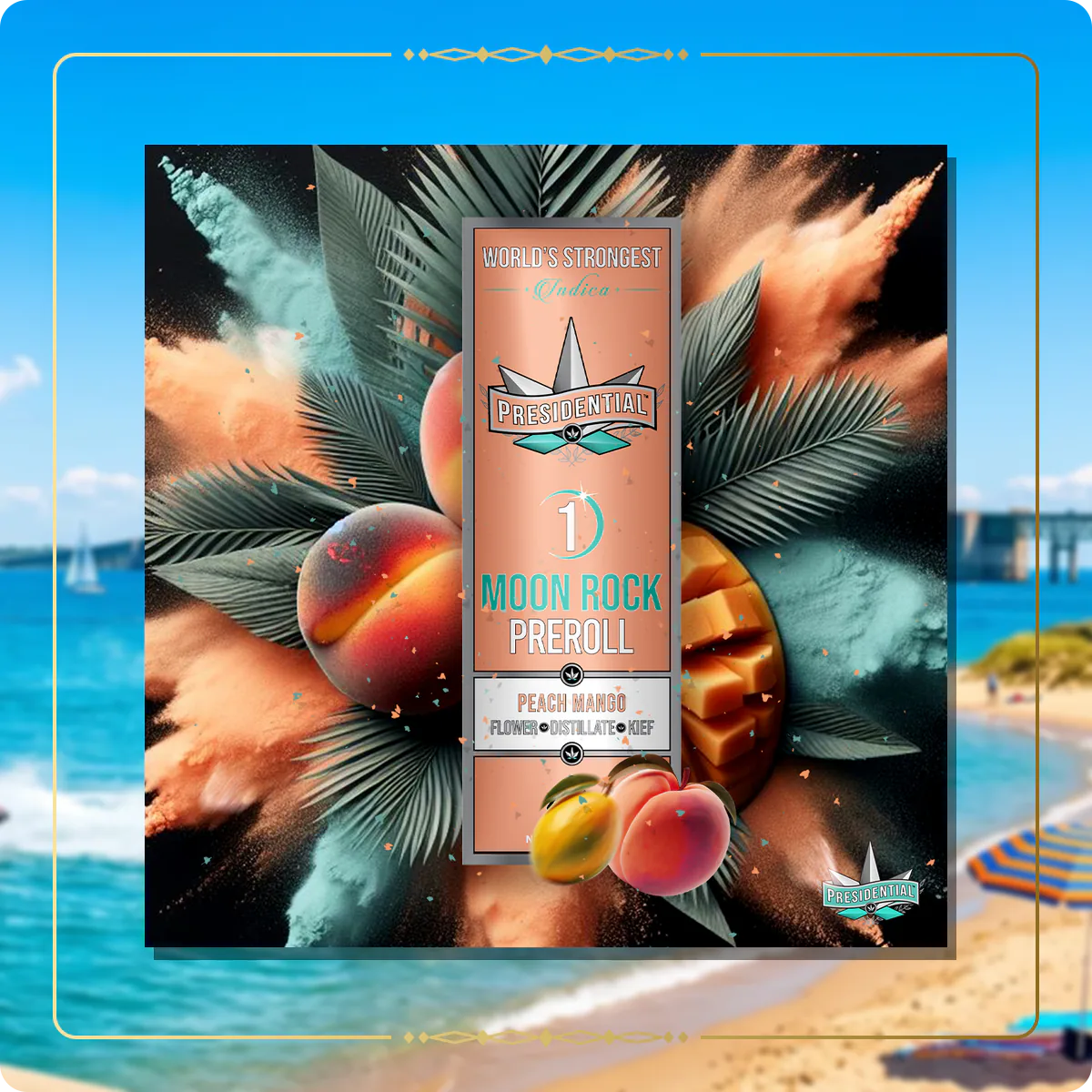 Peach Mango Presidential pre-roll variant 2 for the Michigan Silver page