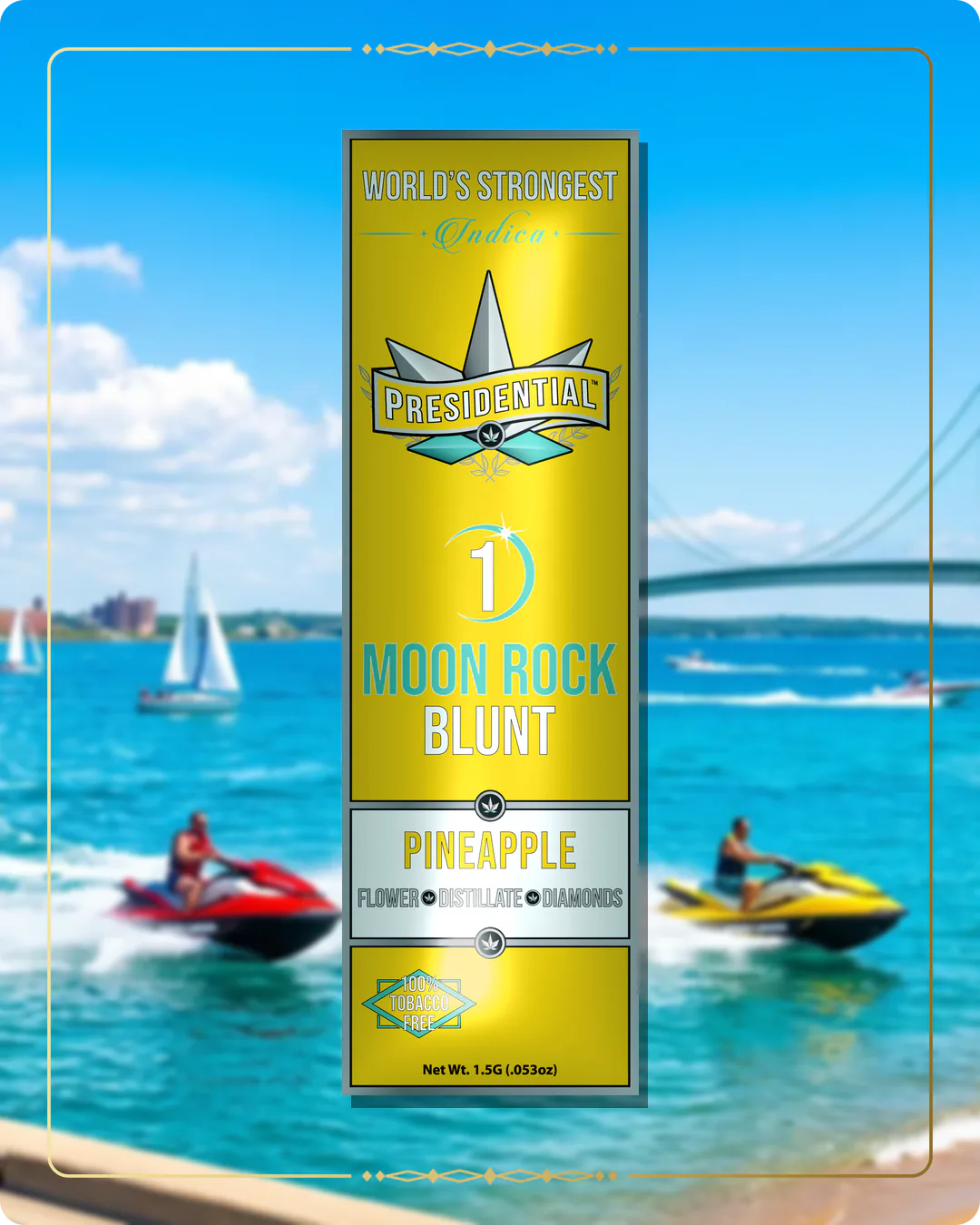 Pineapple Presidential blunt variant 2 for the Michigan market page