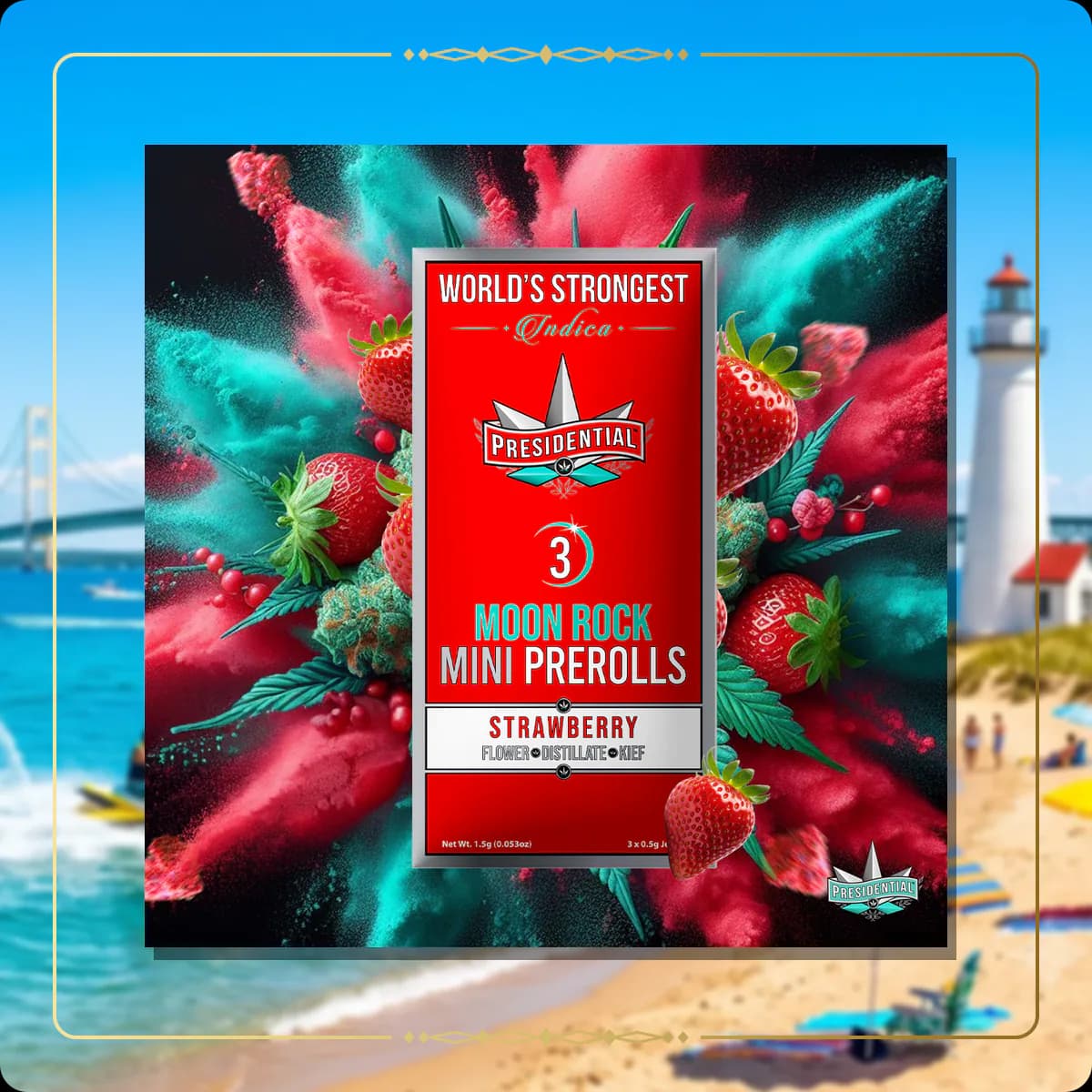 Strawberry Presidential mini variant 4 for the Michigan Silver page