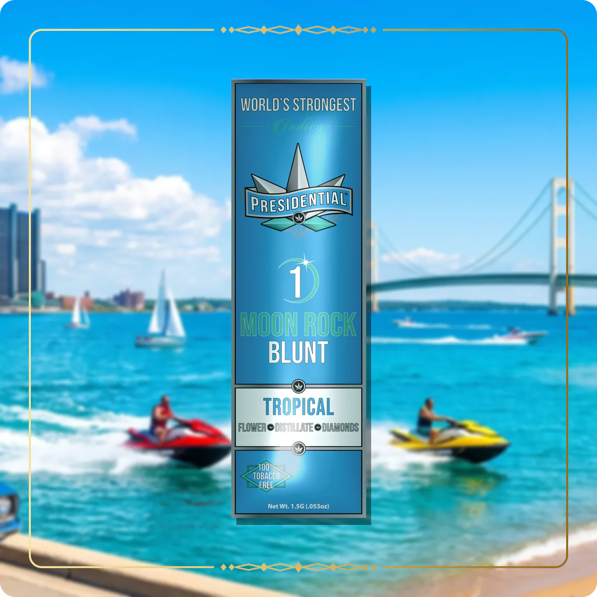 Tropical Presidential blunt variant 3 for the Michigan Silver page