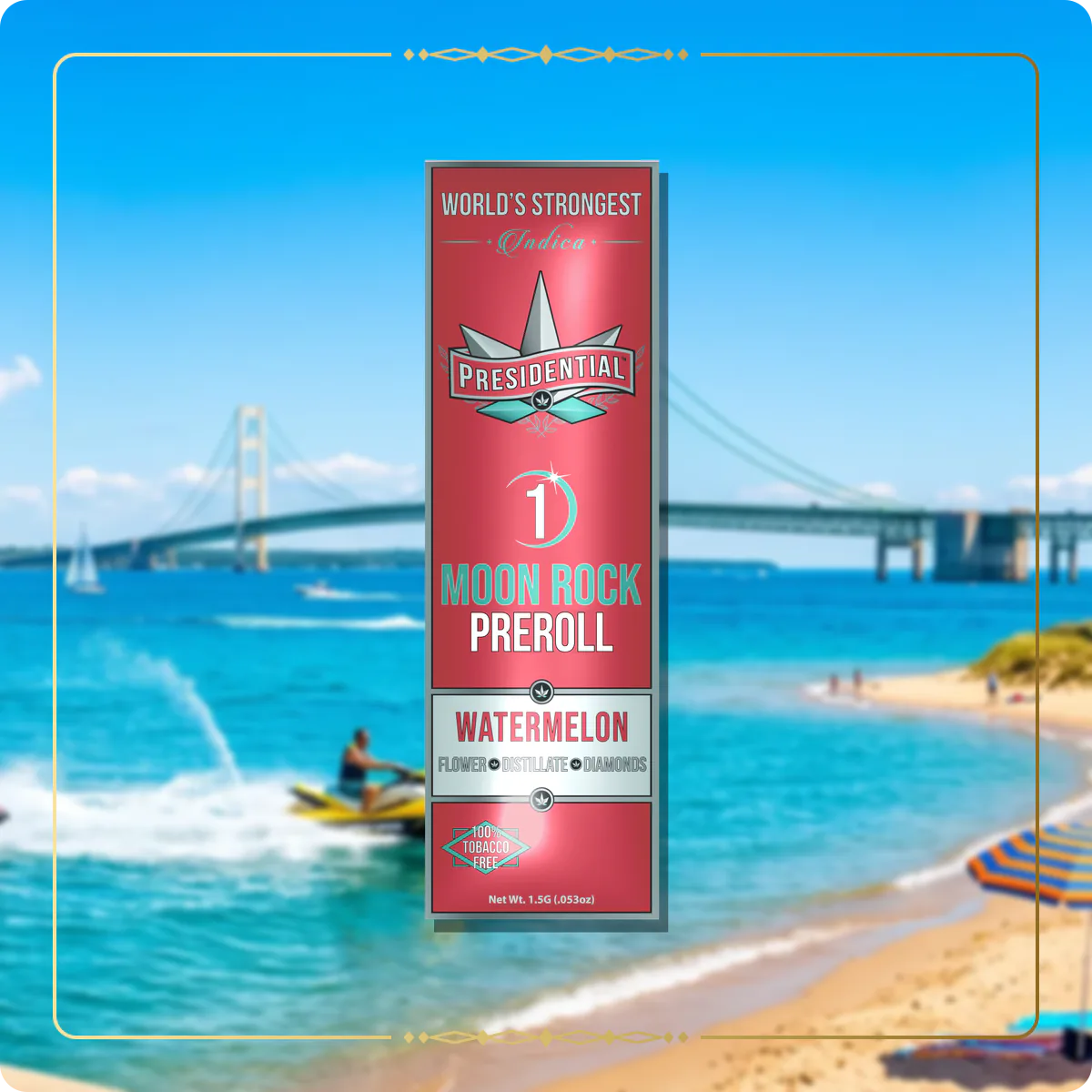 Watermelon Presidential pre-roll for the Michigan Silver page