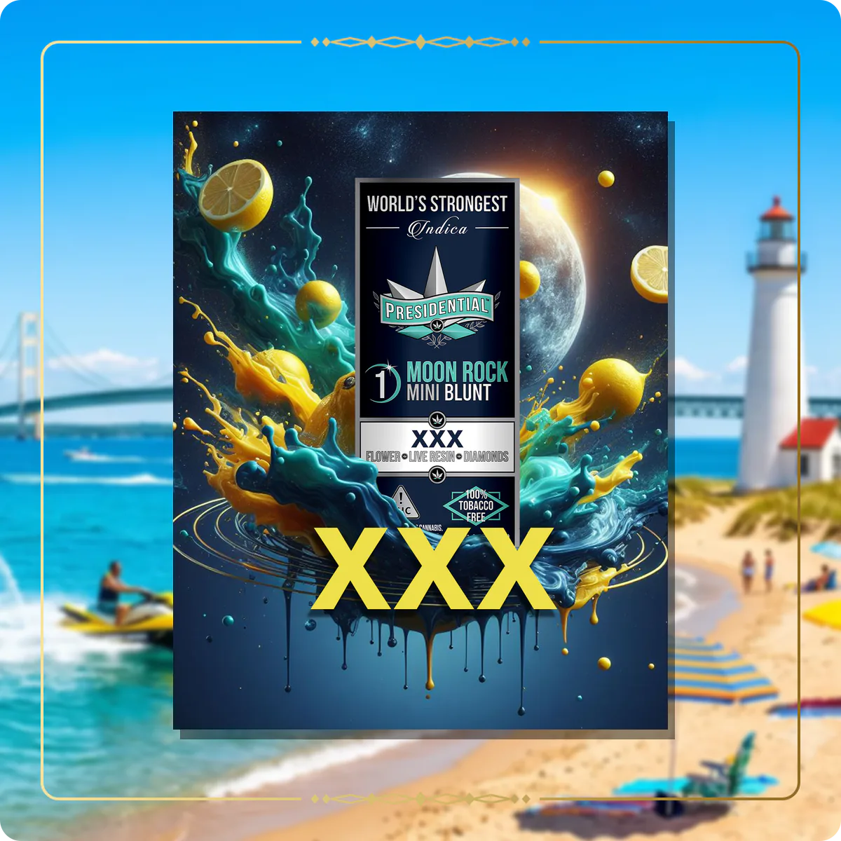 XXX Presidential Moon Rock for the Michigan Gold page